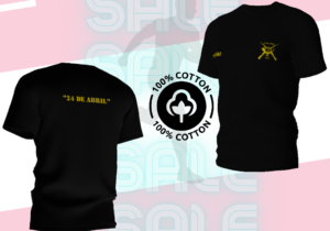 Remera Manga corta 100% Algodón